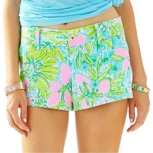Lilly Pulitzer Pastel Floral Shorts